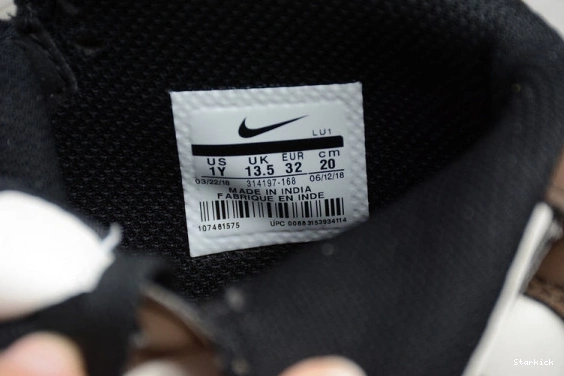 Travis Air Nike 07 Force Scott 1 Kids 314197-168 x Mid Brown Beige 0725